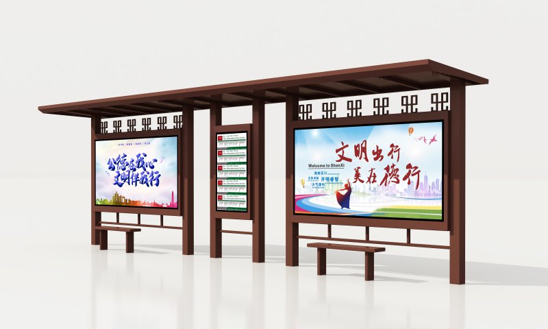 创意公交候车亭一个城市的风向标