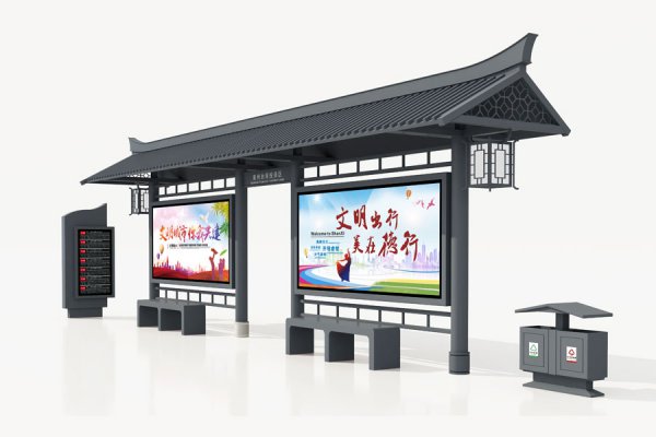 景区仿古候车亭制作提升景区形象的两个要点！